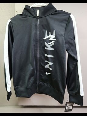 Nike Black and White Track Jacket